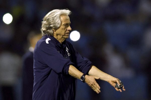 Al Hilal coach Jorge Jesus reacts on April 5, 2024