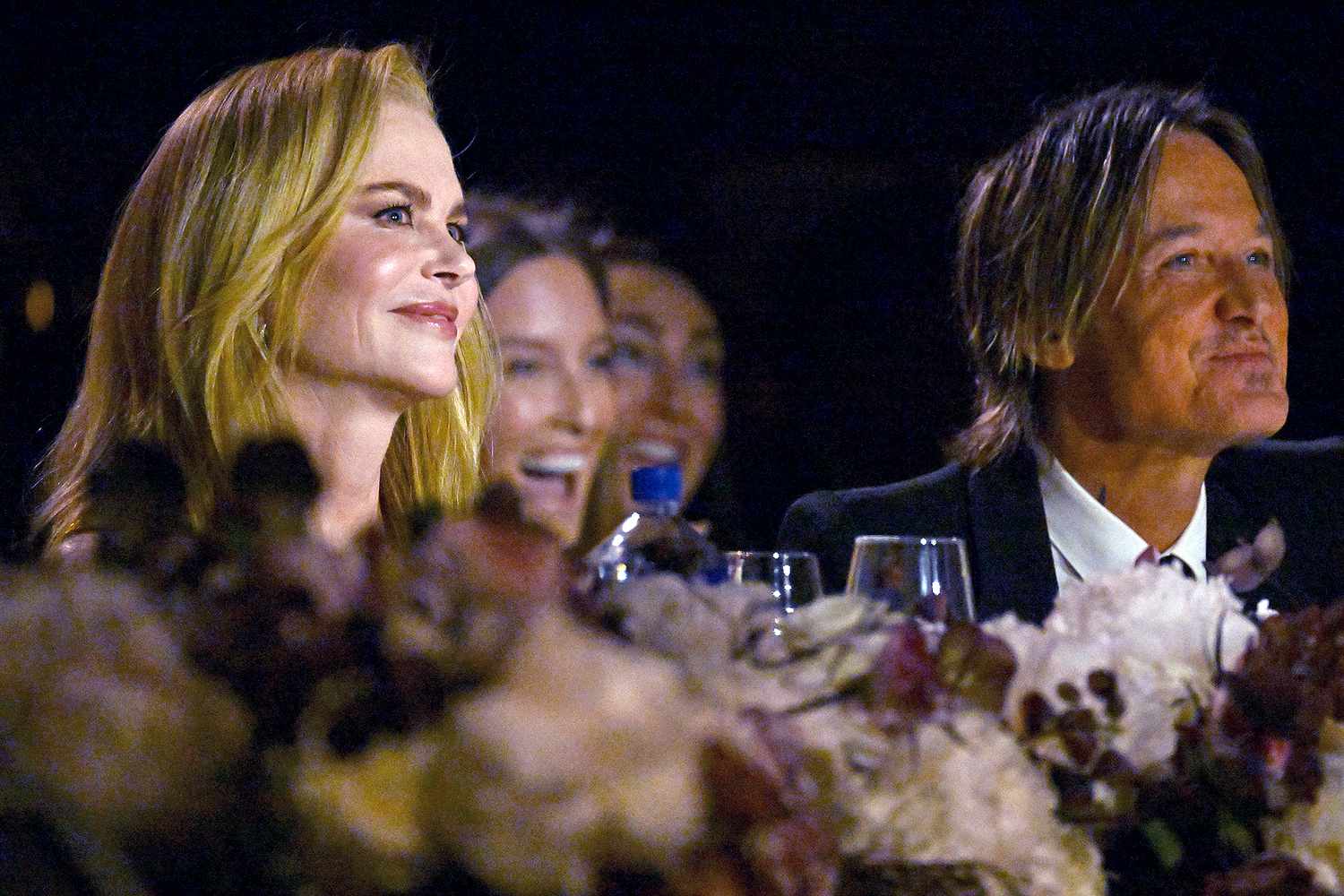 LOS ANGELES, CALIFORNIA - APRIL 27: (L-R) Nicole Kidman and Keith Urban attend the 49th AFI Life Achievement Award: A Tribute To Nicole Kidman at Dolby Theatre on April 27, 2024 in Los Angeles, California