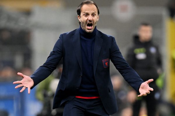 Genoa coach Alberto Gilardino on March 4, 2024