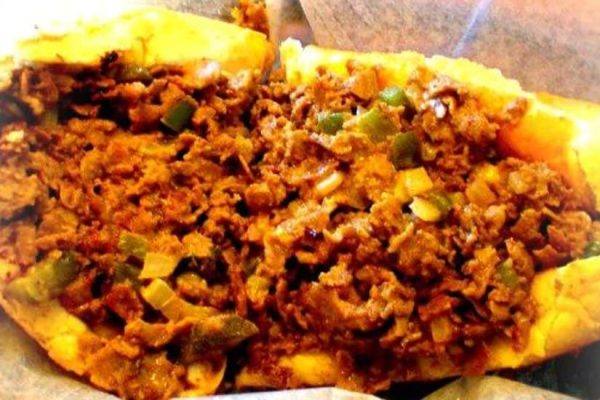 A cheesesteak from Delco