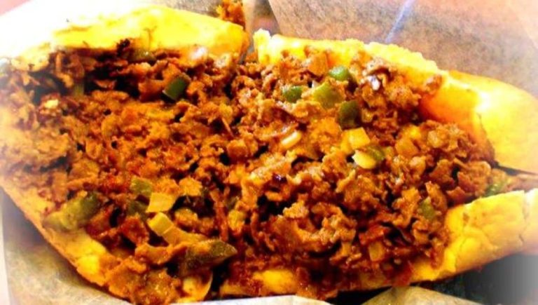 A cheesesteak from Delco