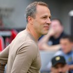 Los Angeles FC (LAFC) head coach Steve Cherundolo before the match on February 25, 2024