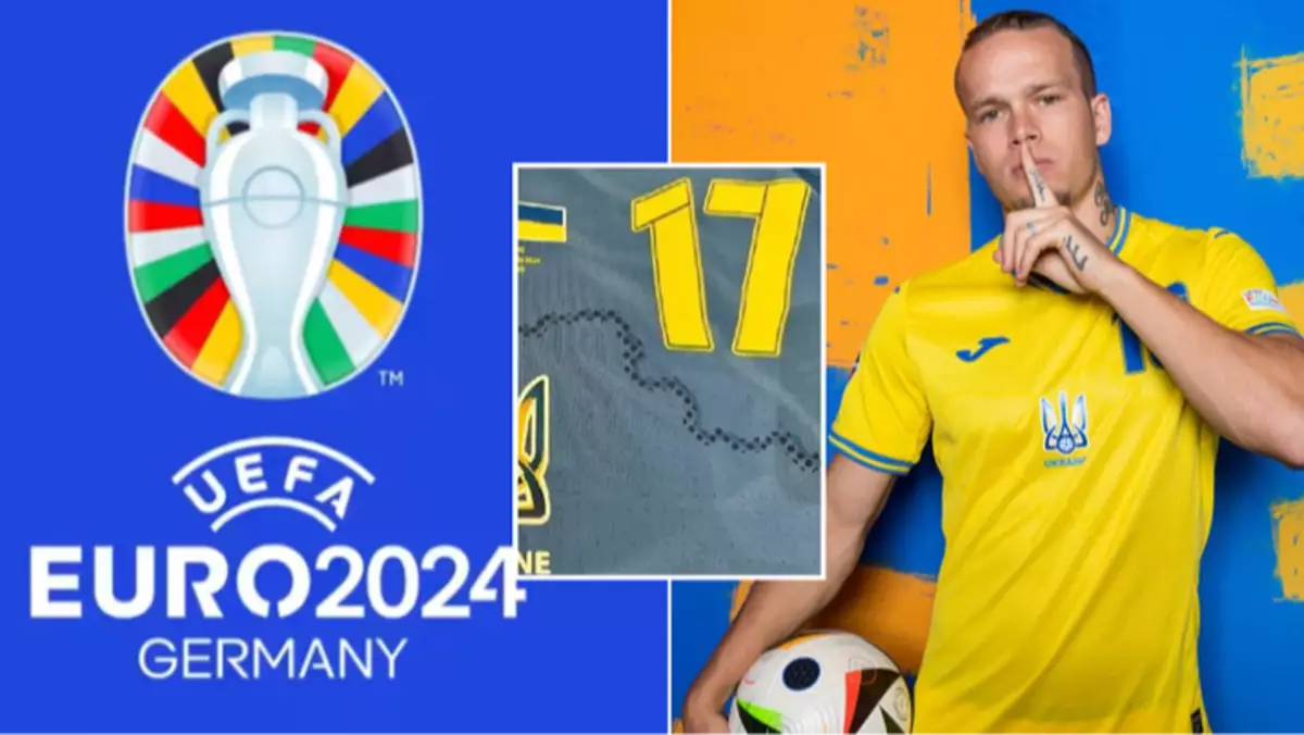 Ukraine produce major flag mix-up on their kits ahead of Euro 2024 opener